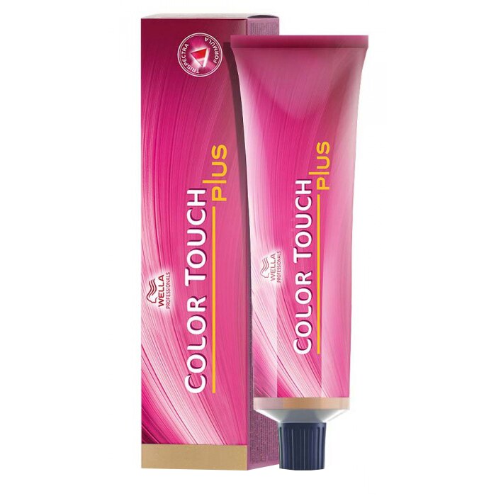 Vopsea de par semi-permanenta Wella Professionals Color Touch Plus 44/06 Saten mediu violet, 60 ml