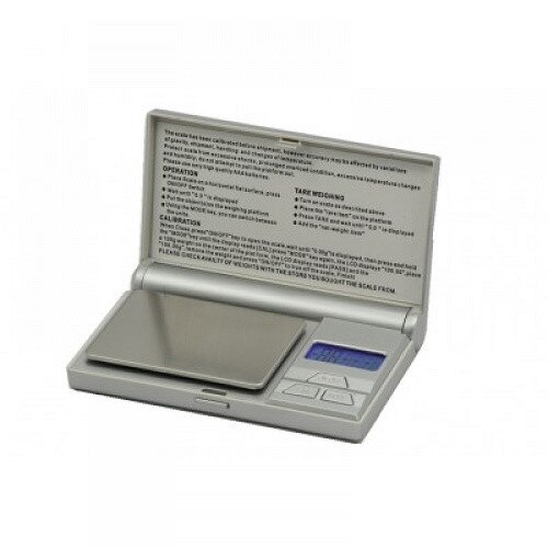 Cantar digital, capacitate 100 g, diviziune 0.01g, argintiu