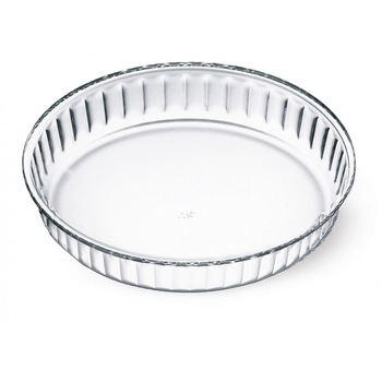 Forma tarta sticla termorezistenta, diametru 26cm Forma tarta sticla termorezistenta, diametru 26cm