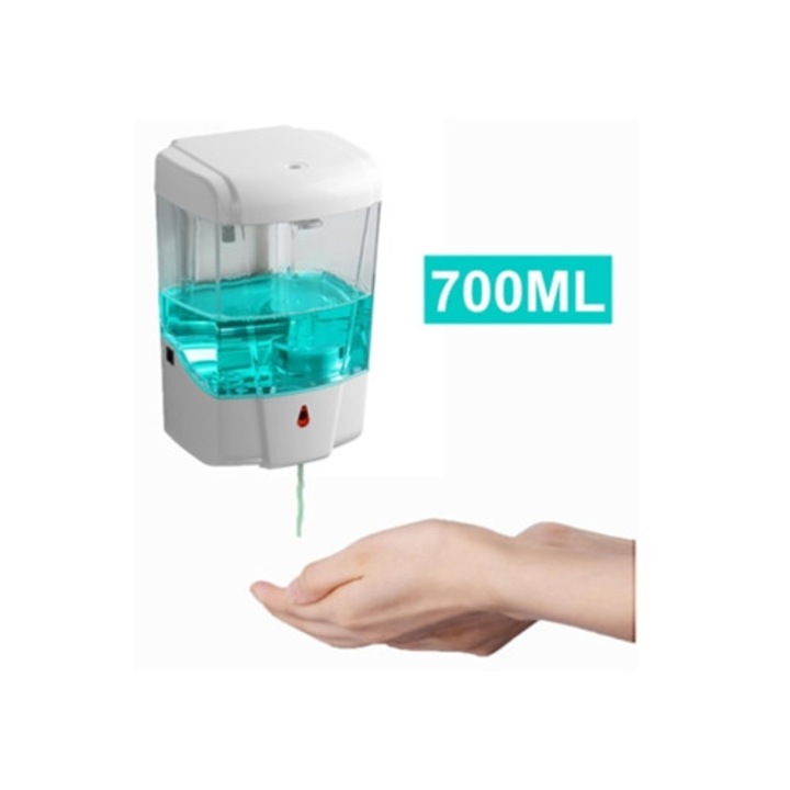 Automata szappanadagoló, csepegésmentes kialakítás, intelligens érzékelő, fürdőszobába és konyhába