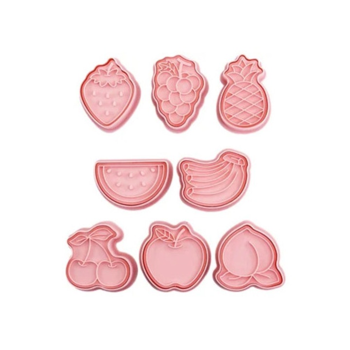 Set forme prajituri legume, tehnologie imprimare 3D, usor de utilizat