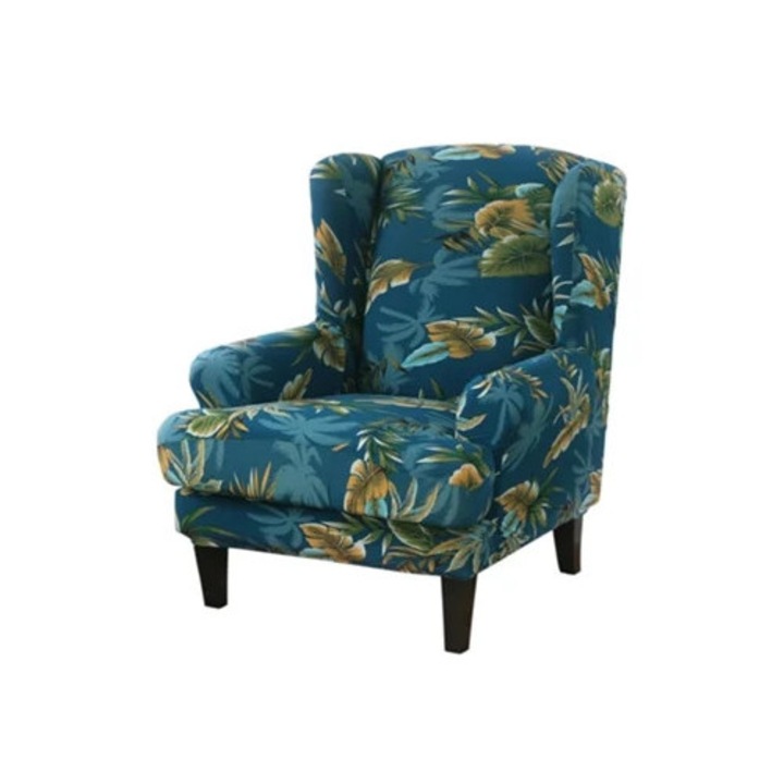 Husa pentru fotoliu, protectie mobilier, spandex, poliester, multicolor