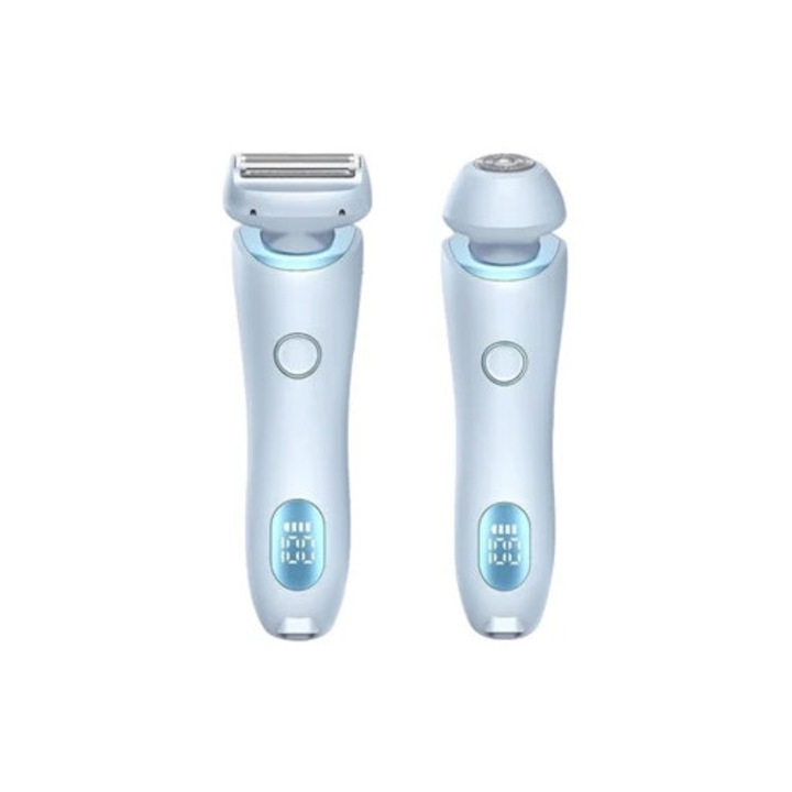 Epilator electric 2-in-1, cu lame hipoalergenice, reincarcabil, impermeabil