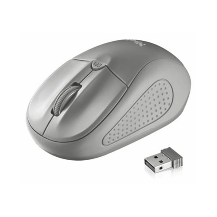Mouse wireless TRUST Primo, gri