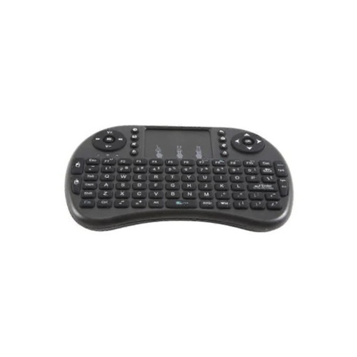 Tastatura wireless I8 Mini 2.4G cu mouse si touchpad pentru laptop si TV Box