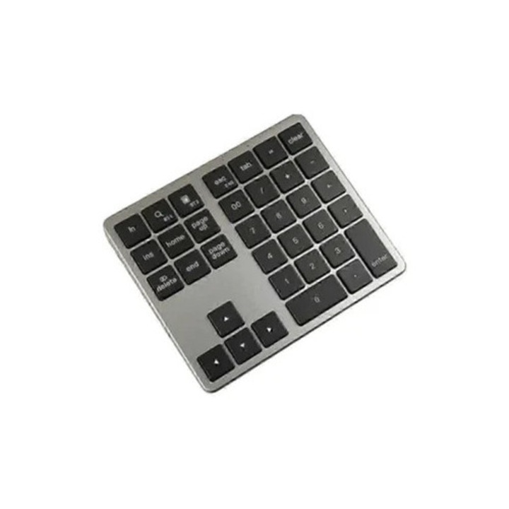 Tastatura numerica wireless 2.4G, 35 taste, pentru laptop, cu fereastra pentru Ebike