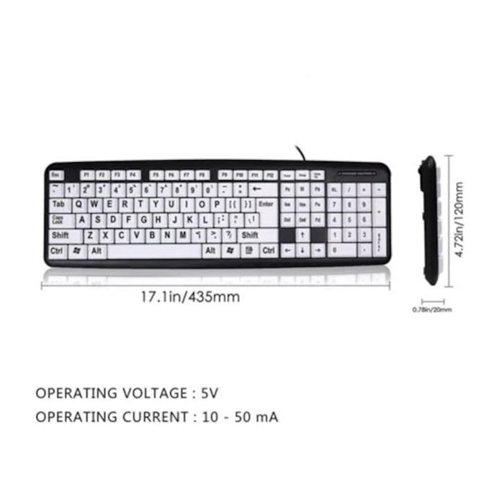 Tastatura Macropad 12 taste, personalizabila, pentru birou, dimensiuni mici