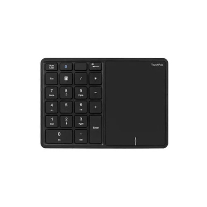Tastatura USB cu iluminare RGB tricolor, rezistenta la apa, cu tastatura numerica mini, set multifunctional