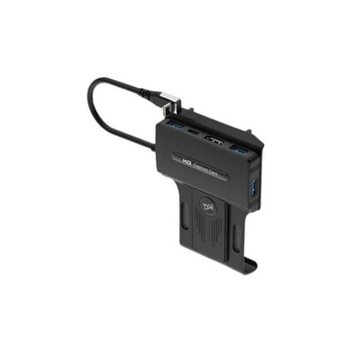 Dokkolóállomás 5 az 1-ben Steam Deckhez, USB C támogatás, HDMI 4k60hz, fekete