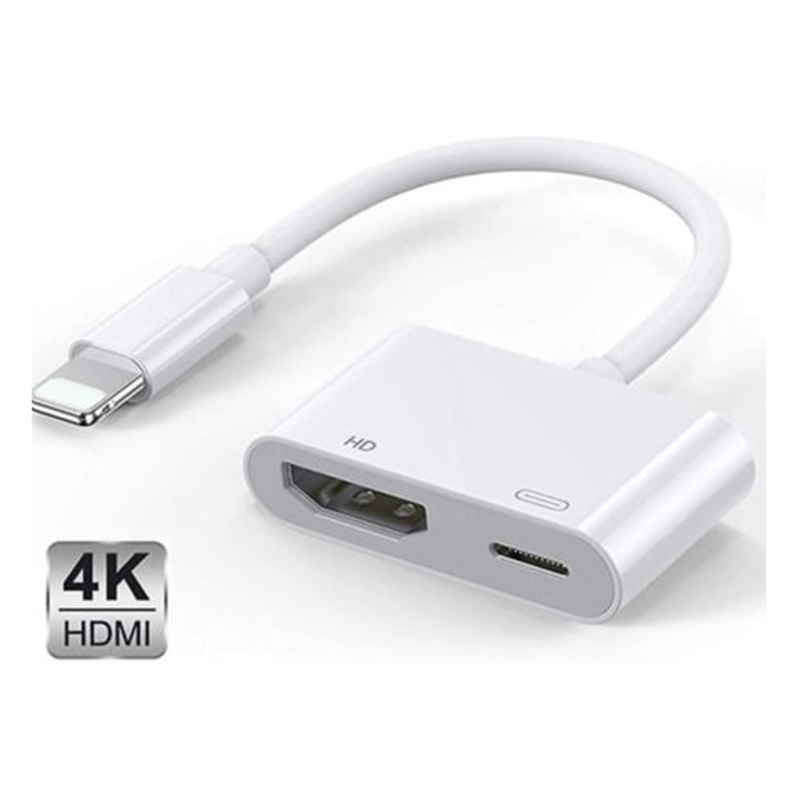 HDMI адаптер за iPhone 1080p, синхронизация на екрана на iPhone/iPad