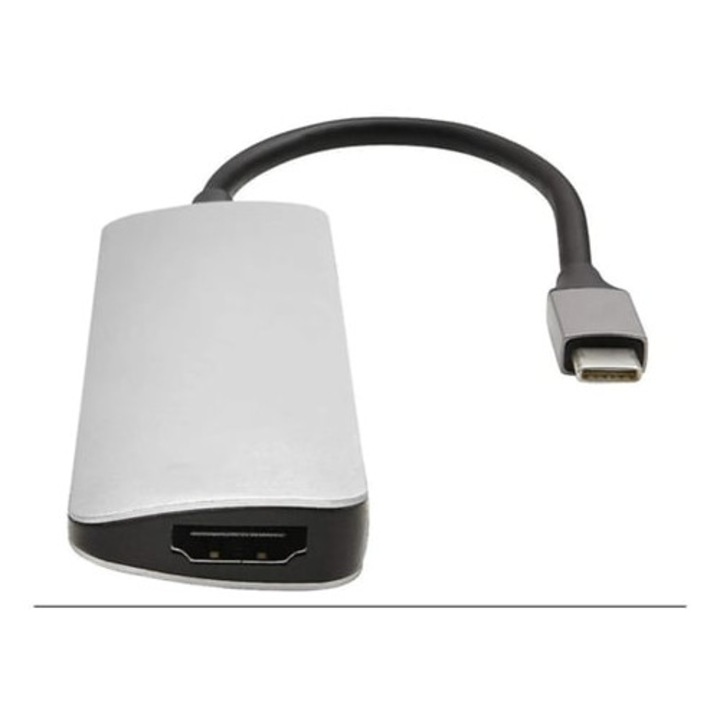 Хъб USB-C 5 в 1, многофункционален, HDMI, трансфер 5 Gbits