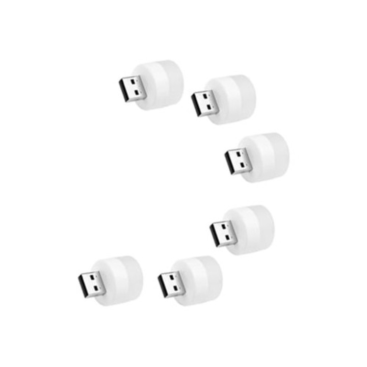 USB éjjeli lámpa, mini LED lámpa, meleg fényű, hálószobába, fürdőszobába, előszobába