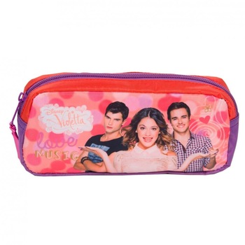 Penar un compartiment Disney Violetta 20x4x10 cm Penar un compartiment Disney Violetta 20x4x10 cm