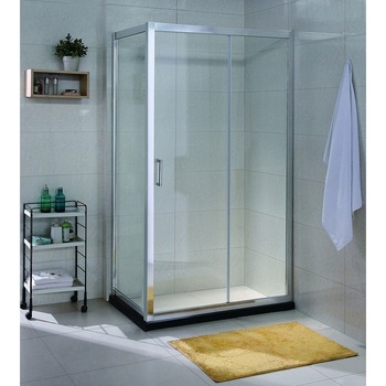 Paravan de dus dreptunghiular Belform Clear, profil cromat, 110x70 cm Paravan de dus dreptunghiular Belform Clear, profil cromat, 110x70 cm