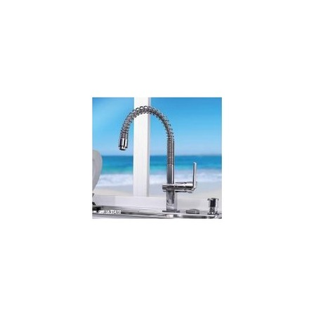 Baterie Bucatarie TEKA MQ Flexibil/Cuadro Flexibil, Monocomanda, Finisaj Crom