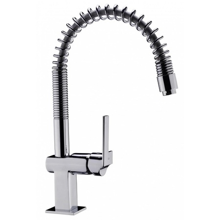 Baterie Bucatarie TEKA MQ Flexibil/Cuadro Flexibil, Monocomanda, Finisaj Crom