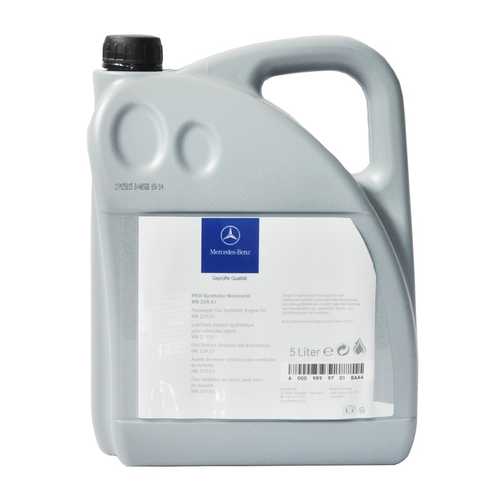 Mercedes-Benz 229.51 Motorolaj, 5W30, 5 l
