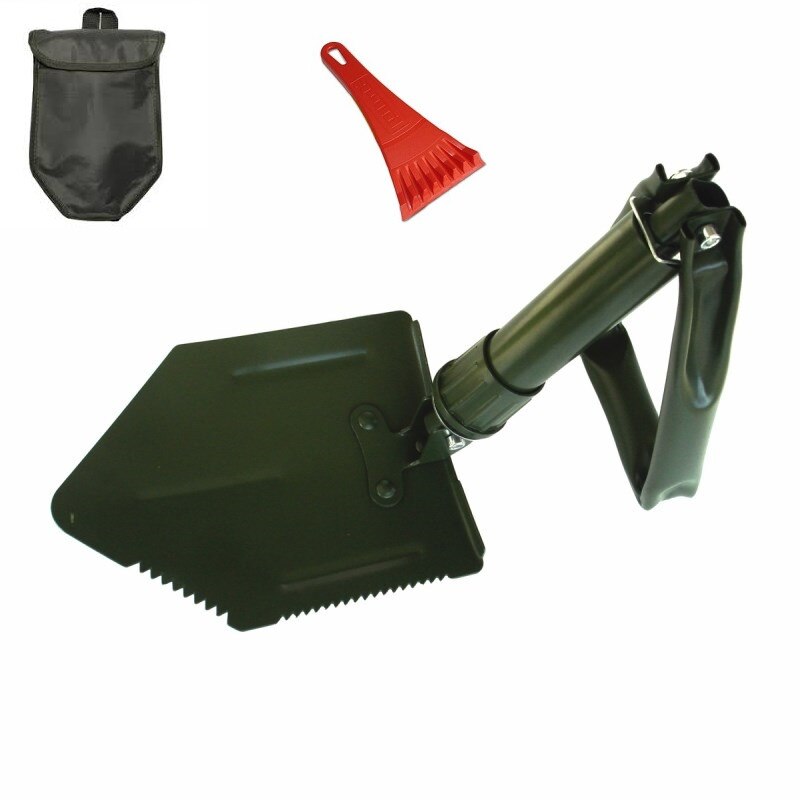 Lopata Pliabila Tip Militar + Husa + Curatator pentru Gheata Cadou + Odorizant Metru Patrat