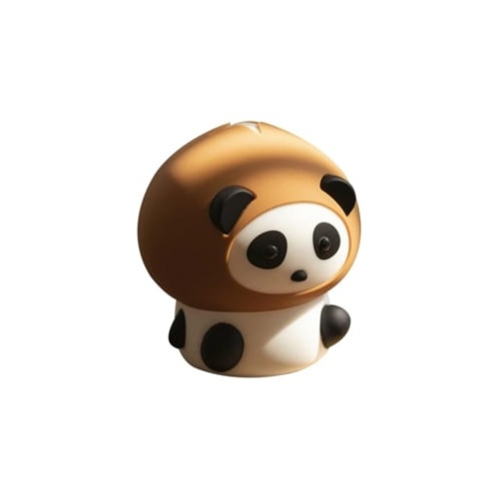 Lampa de veghe copii panda maro, senzor tactil