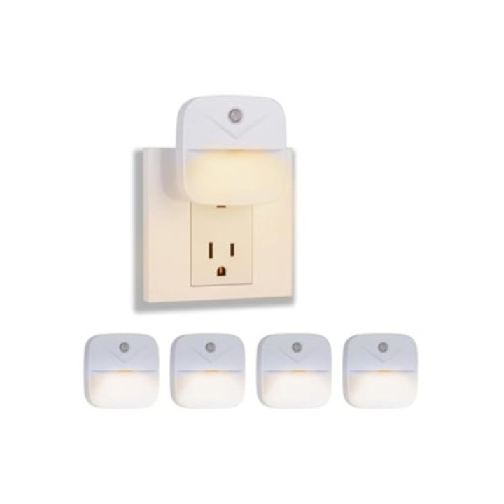 Veioza LED cu senzor de lumina, lumina moale