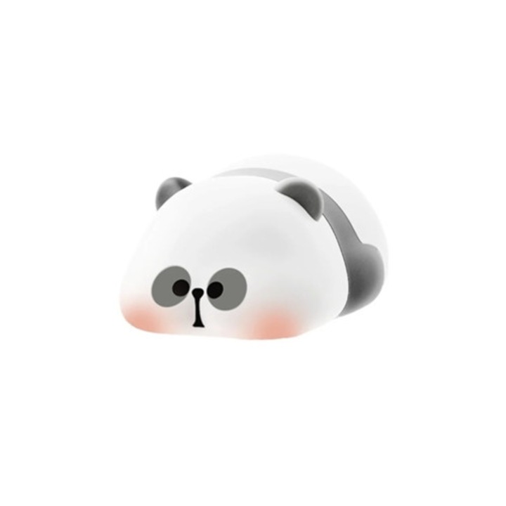 Lampa de veghe copii Panda din silicon, 1200mah, 3 trepte de luminozitate