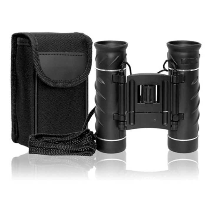 Binoclu 30x Pocket Bak7, sticla optica, 231g, negru, set cu 3 cutii moi