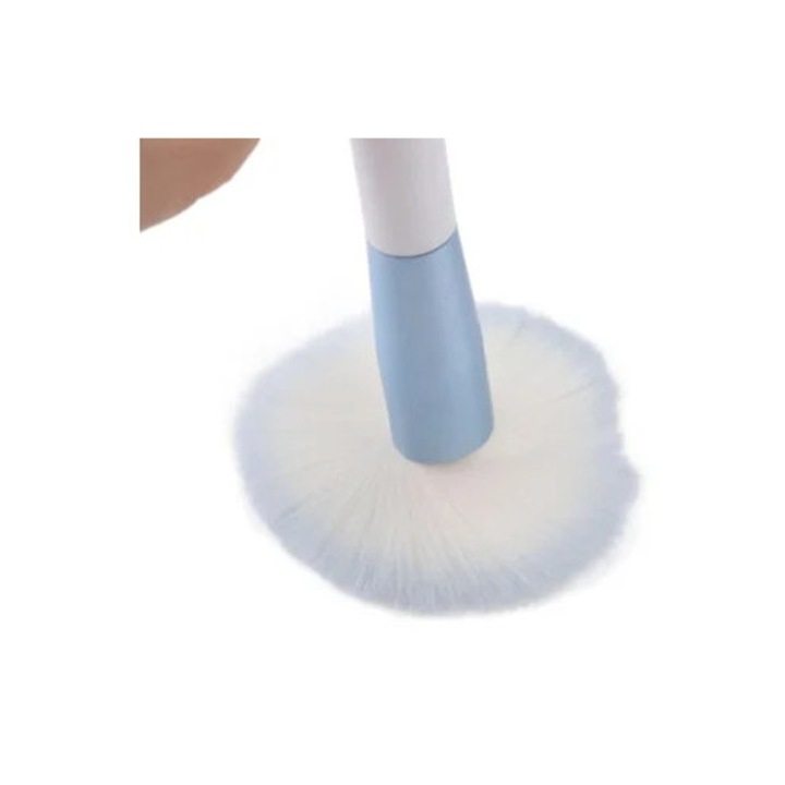 Set de 12 pensule machiaj, verde inchis