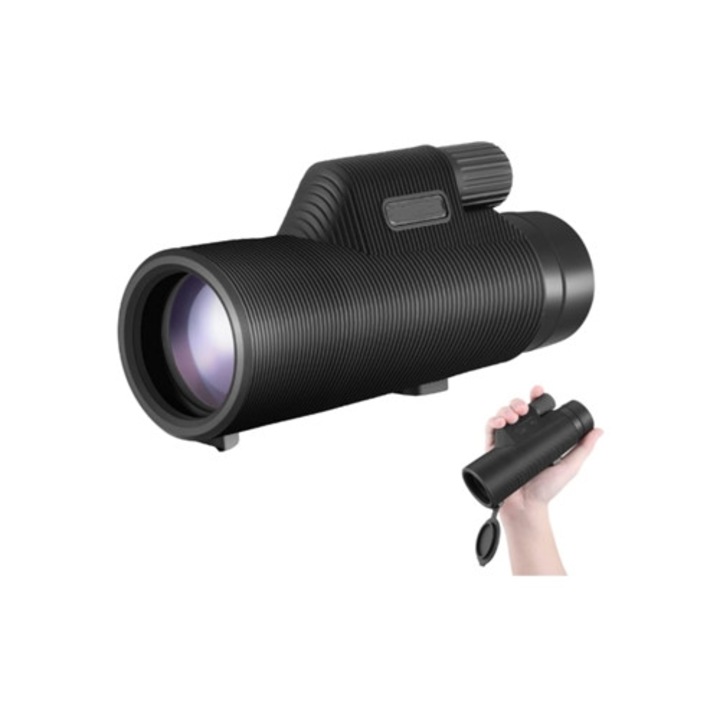 Монокуляр 12x50, призма Bak 4, нощно виждане, черен