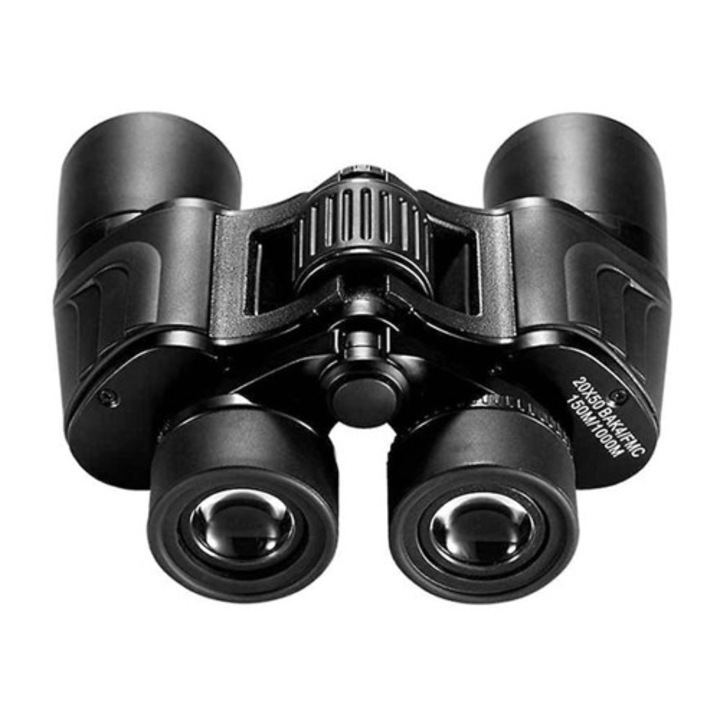 Binoclu 20x50 Bak4 Fmc, viziune clara, impermeabil, negru