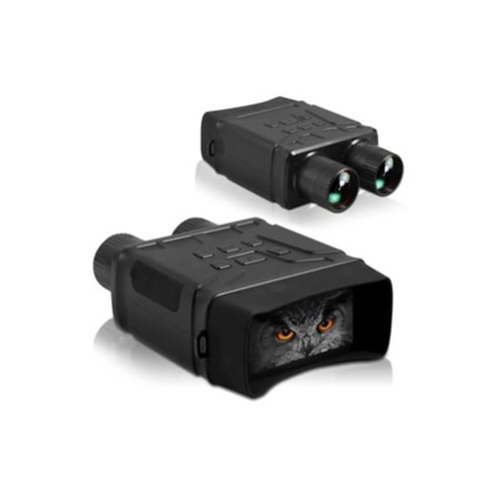 Binoclu cu viziune nocturna digitala R6 1080p, infrarosu, pentru vanatoare si camping