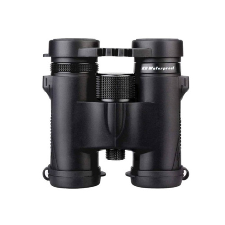Binoclu 8x32 HD IP68 Bak4 Prism FMC, negru, pentru observarea pasarilor, set cu geanta si curea