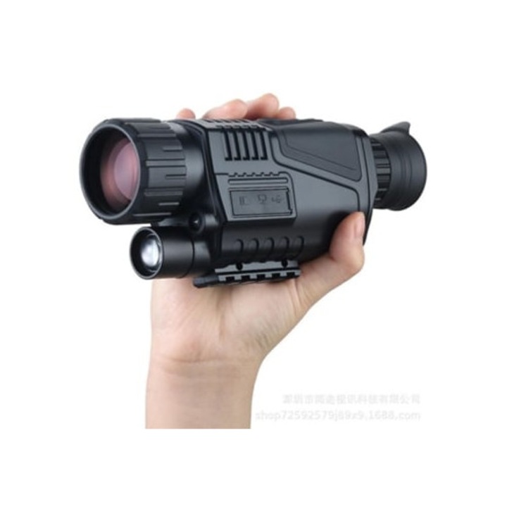 Monocular de noapte 8x40 IR 1.5 LCD 32GB, negru