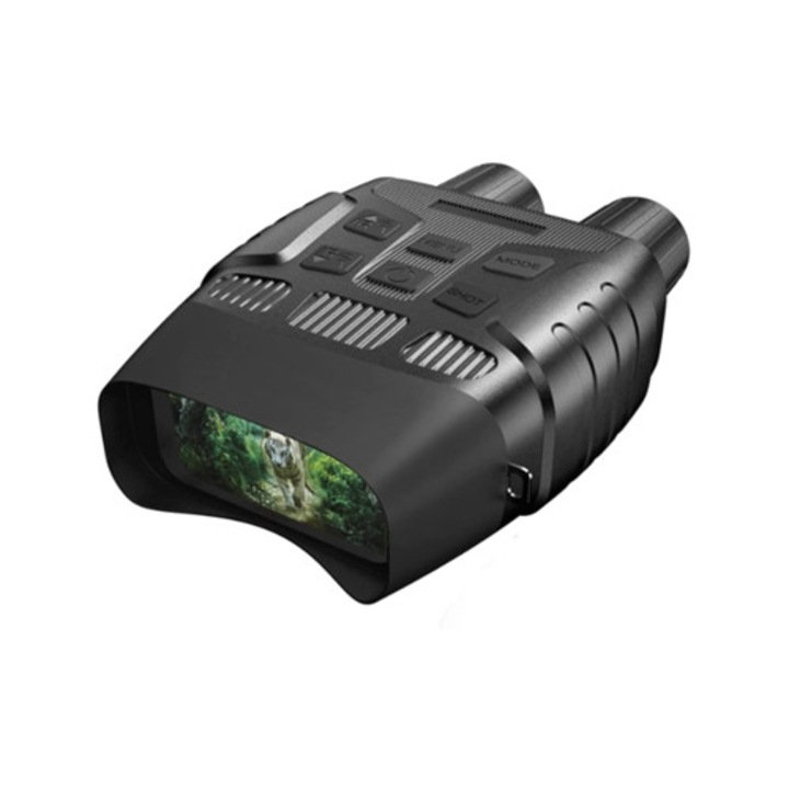 Binoclu cu viziune nocturna digitala, poate salva fotografii, negru, set