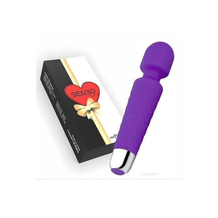 Botmasszírozó, 8 sebességfokozat, 20 rezgésmód, lila