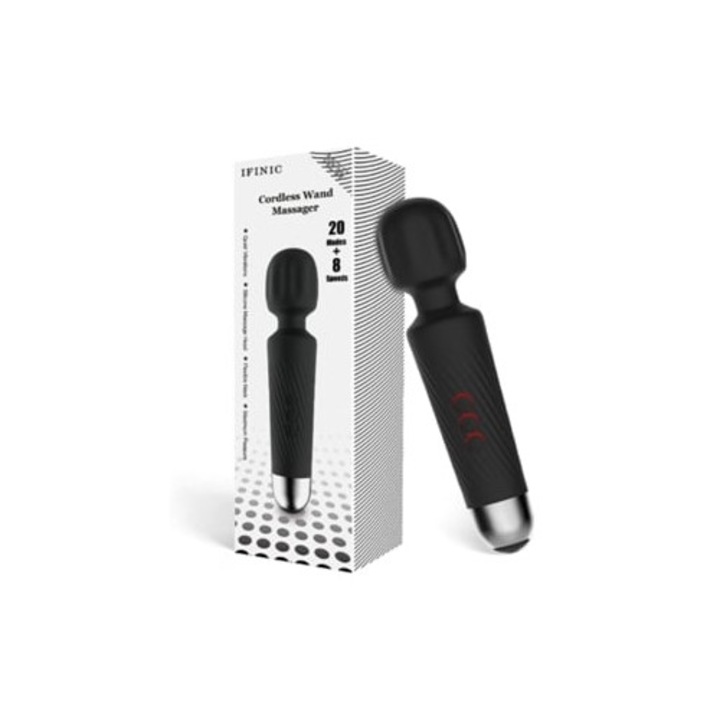 Vibrátor, Pálca Masszírozó, Szexjátékok, Fekete