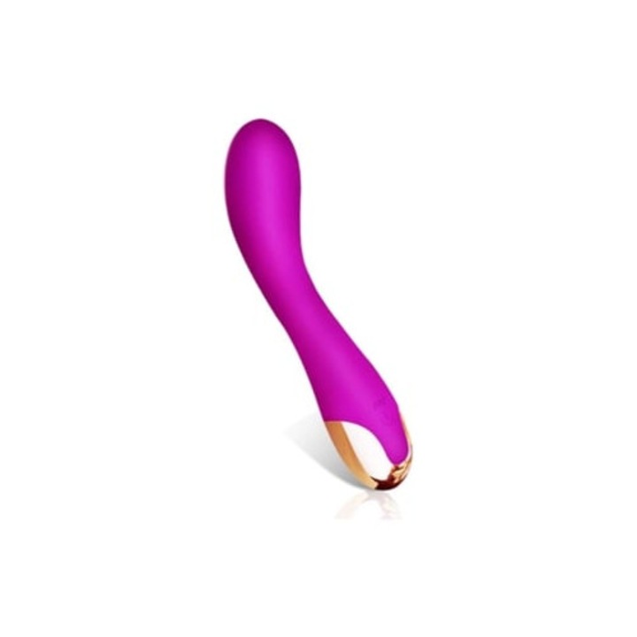 Személyi masszírozó pálca, lila, puha szilikon, vezeték nélküli