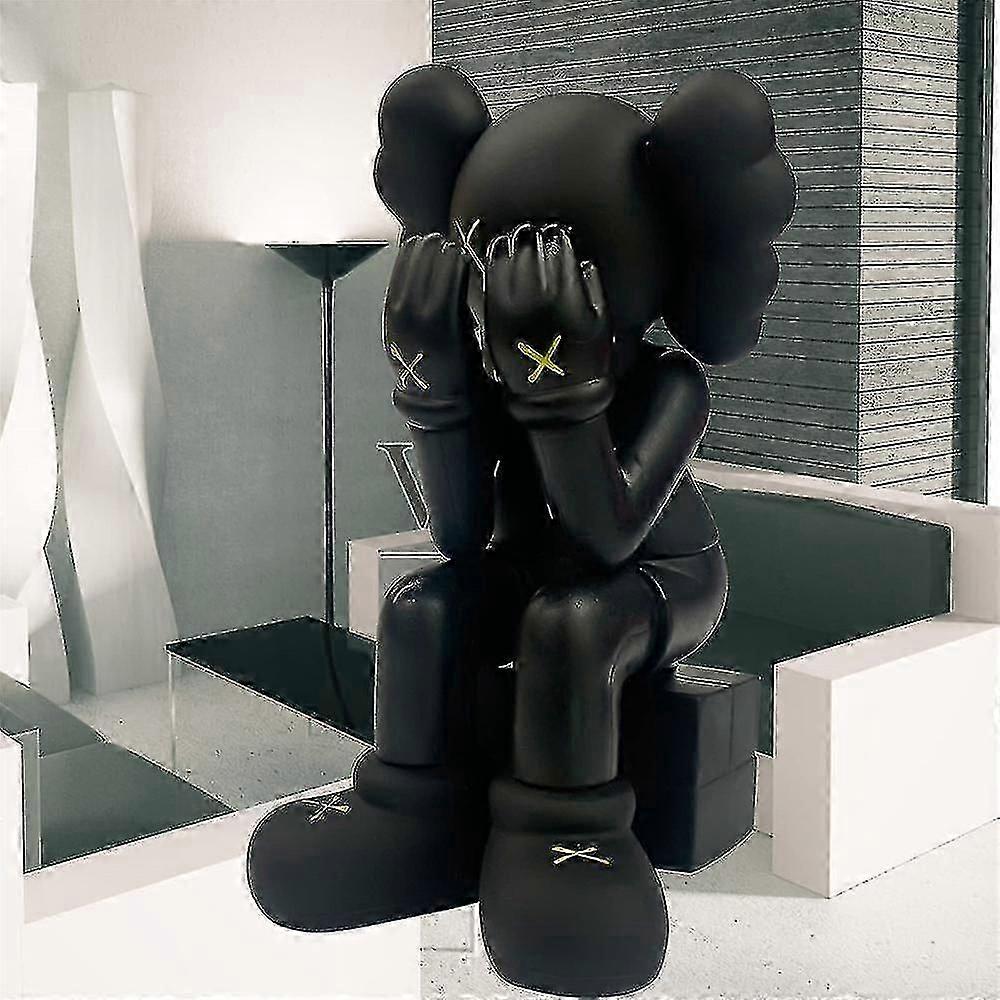 Figurina Kaws, PVC, gri, 20x10cm - eMAG.ro
