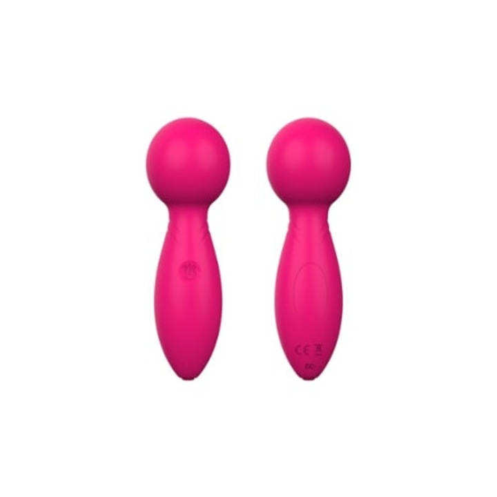 Вибратор мини от силикон, 10 режима на вибрация, презареждащ се, червен