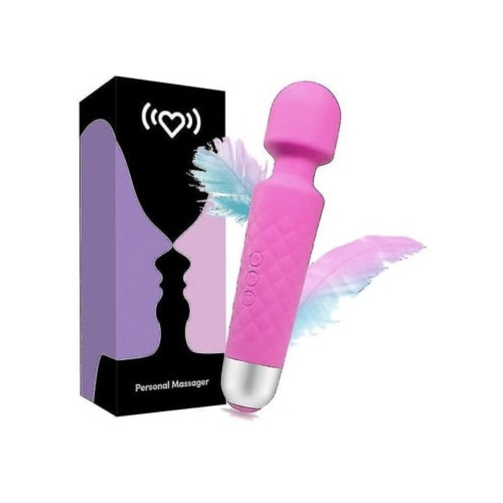 Pálcás vibrátor, rózsaszín