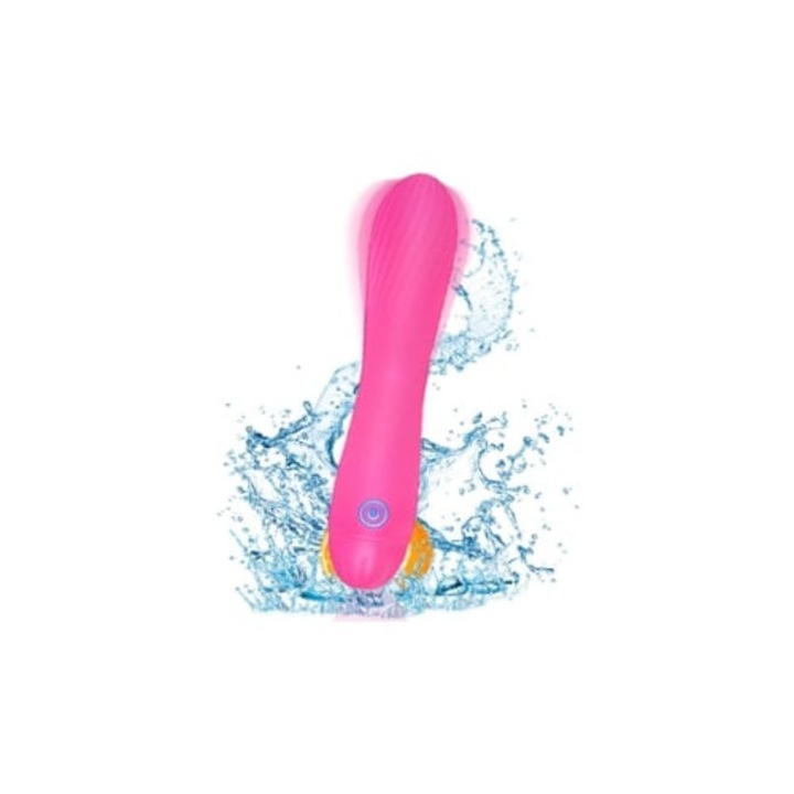 Vibrátor nőknek, 10 mód, USB töltés, rózsaszín