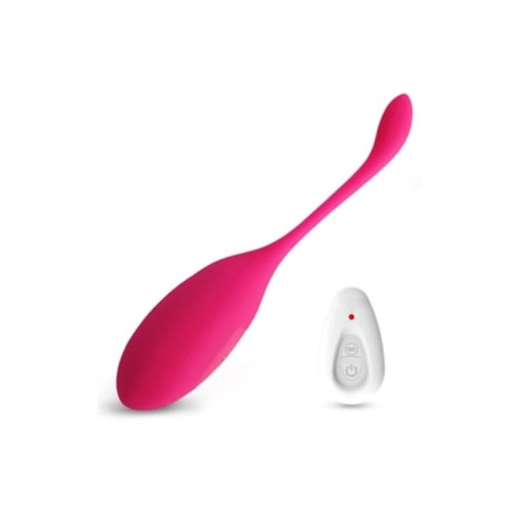 Hordozható vibrátor nőknek, 10 rezgési frekvencia, rózsaszín