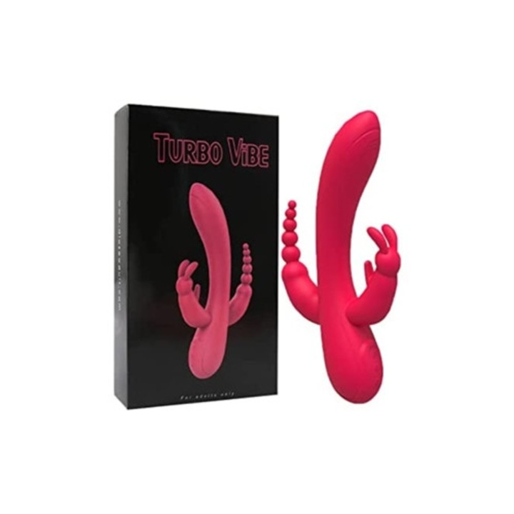 Hordozható vibrátor, USB-vel tölthető, 10 rezgési mód, vezeték nélküli