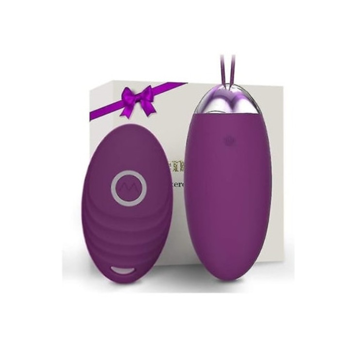 Távirányítós vibrátor, 15m, 10 mód, pároknak