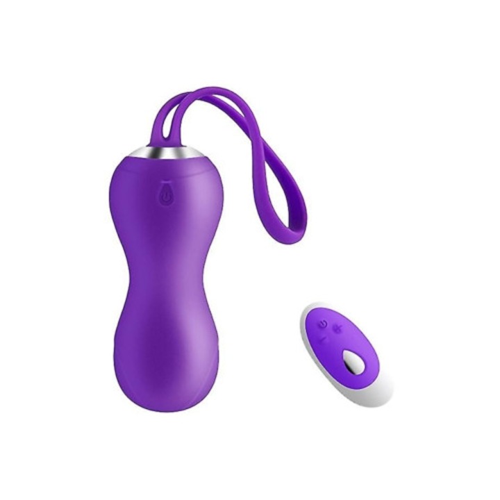 Vezeték nélküli vibrátor, orvosi szilikonból, medenceizmok erősítése, húgyhólyag-kontroll