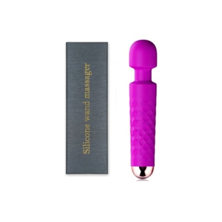 Vibrátor nőknek, 25 rezgési mód, vízálló, lila