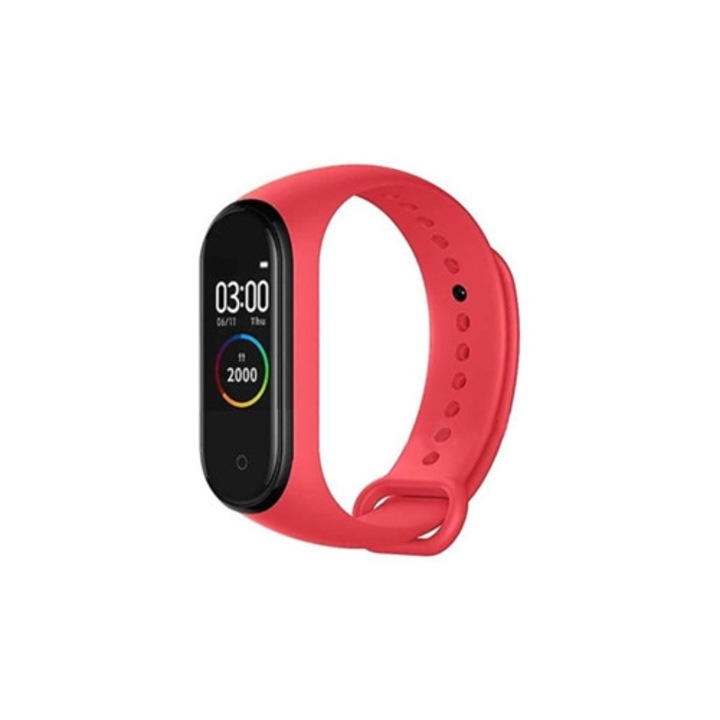 Bratara fitness inteligenta, monitor de tensiune arteriala, ecran color TFT 0.96