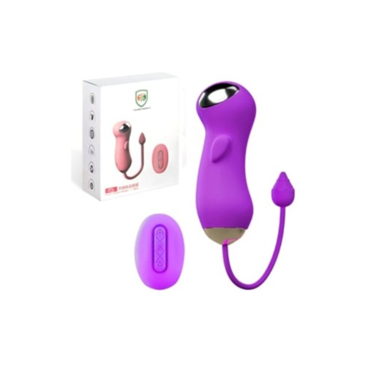 Távirányítós vibrátor, lila