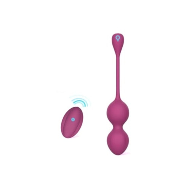Távirányítós vibrátor, női maszturbátor, csikló stimulátor, lila