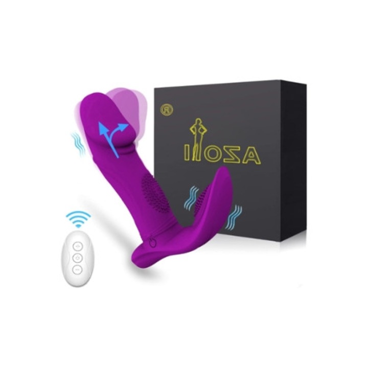 Дистанционен вибратор за жени, лилав