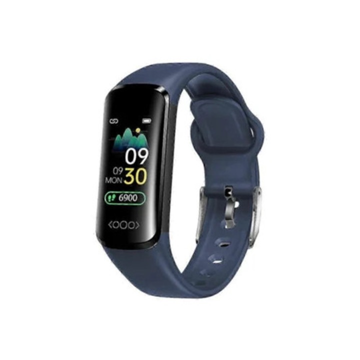 Bratara fitness inteligenta cu monitorizare a ritmului cardiac si a tensiunii arteriale